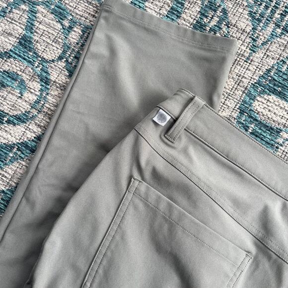 Lululemon Commission Slim-Fit Pant 32" Inseam Green/Grey Trousers - Size 34 - Picture 5 of 10